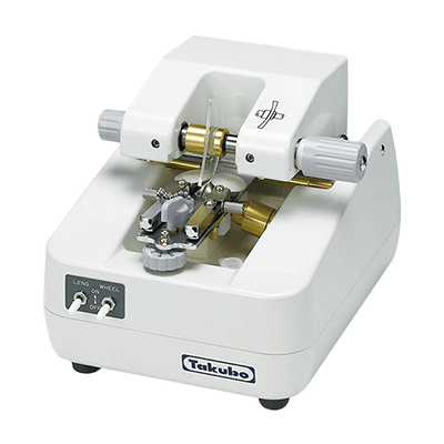 新ガイドローラ採用 天地の短いレンズに対応したハイグレード自動溝堀機 EX型 AG-5EX-株式会社サンニシムラ