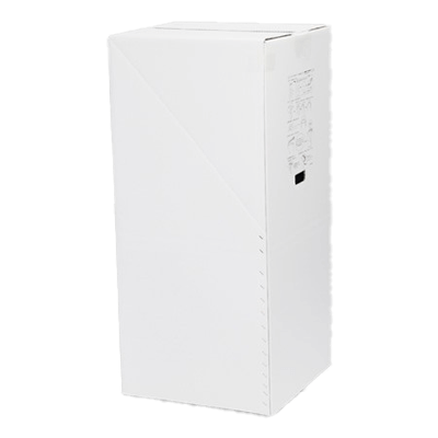 種類別ダンボール 白ダンボール エコハンガーBOXライト-株式会社アースダンボール