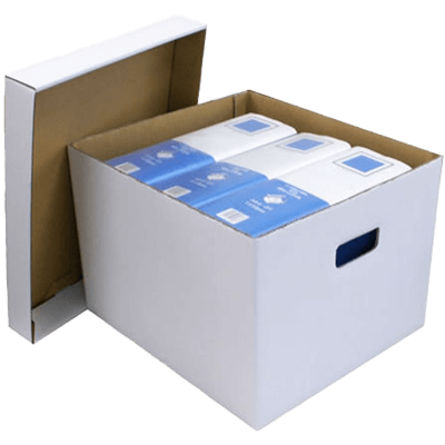 種類別ダンボール 白ダンボール エコバンカーケース (白)-株式会社アースダンボール