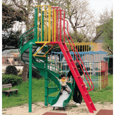 遊具 スタンダード すべり台 回転すべり台 3/4回転すべり台 SL-20-日都産業株式会社