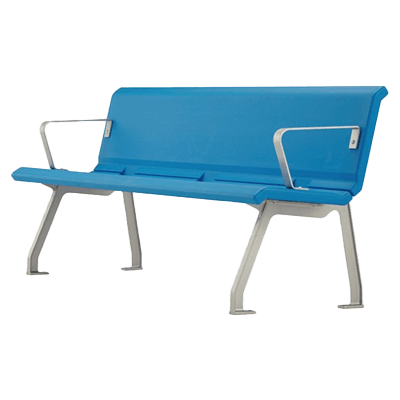 休養施設 ベンチ MRベンチ D (肘掛け付)-日都産業株式会社