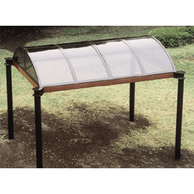 休養施設 パーゴラ ユニットパーゴラ ポリカルーフ (スチール柱) EP-11-日都産業株式会社