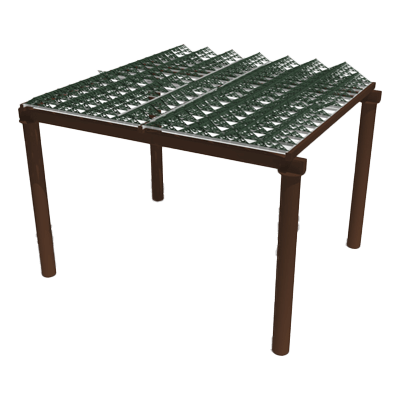 休養施設 パーゴラ ブリーズパーゴラ (4.0×3.6m) EP-19-日都産業株式会社