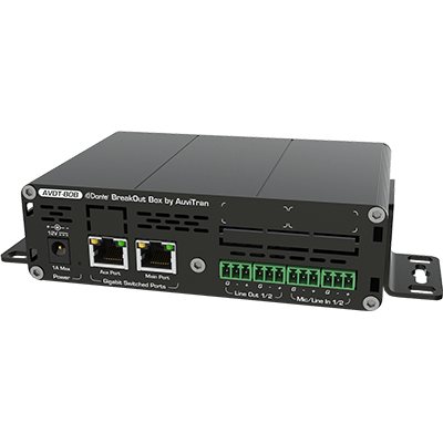 AVDT-BOB シリーズ Dante ブレークアウト ボックス シリーズ AVDT-BOB-AE4io-株式会社ヴィレッジアイランド