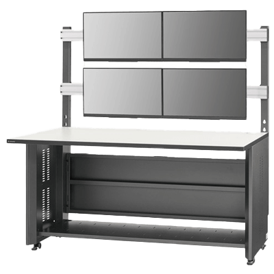 ITデスク ディスプレイ設置タイプ SD-1400V4-株式会社共栄商事