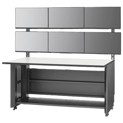 ITデスク ディスプレイ設置タイプ SD-1400V6-株式会社共栄商事