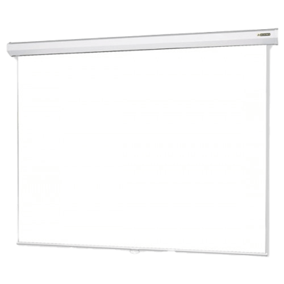 スクリーン 手動スクリーン ボーダレス (黒縁なし) リアルホワイト-株式会社共栄商事