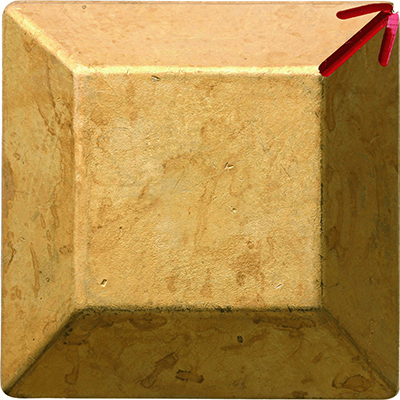 真鍮製台形プレート BD50HB 真鍮製台形 ボルト付 50×50×10 JIS製品-株式会社カクマル