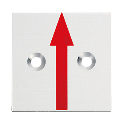 RAP40221 アルミプレート40角×2 (2穴)-株式会社カクマル