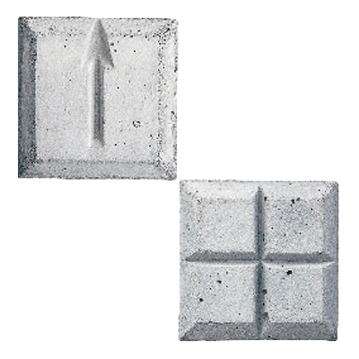 軽量コンクリートラボス境界標 K9030AC コンクリート杭90×300 直矢/十字-株式会社カクマル