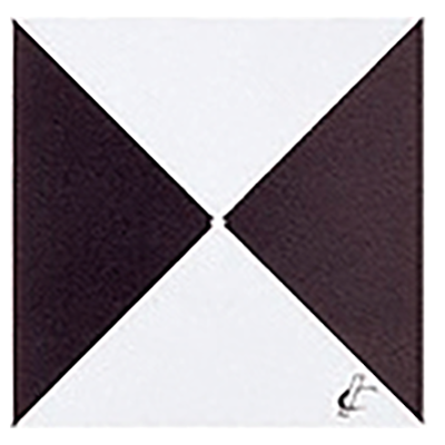 K71 遺跡用対空標識 70×70mm 穴付き 100枚入り-株式会社カクマル