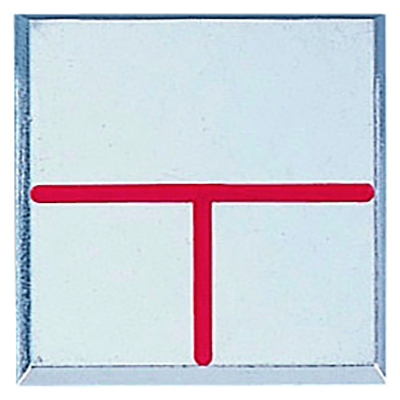 アルミ製境界用標示板 (ボルトタイプ) A50EB アルミプレート ボルト付き 50×50×10 JIS製品-株式会社カクマル