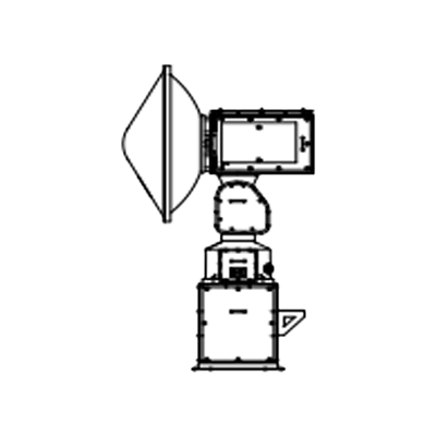 ヘリコプター追尾システム アンテナ回転装置 KP12-4F型-株式会社加藤電気工業所