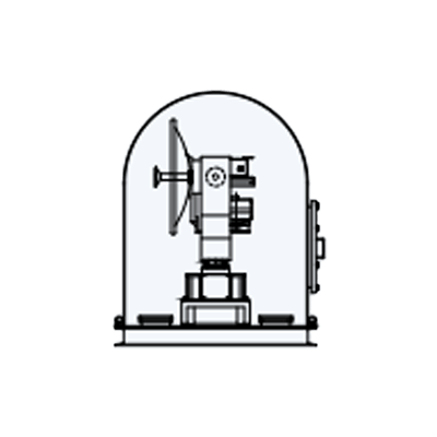 ヘリコプター追尾システム アンテナ回転装置 KP-0620C型-株式会社加藤電気工業所