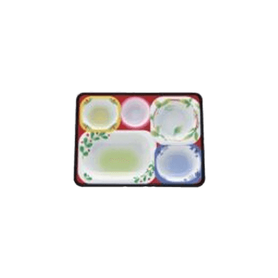給食弁当容器 (洗浄タイプ) 柄付 (PR・CR) きれいな器 副食 PR-37-タカギ産業株式会社