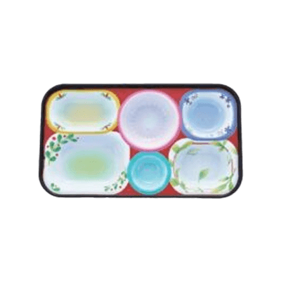 給食弁当容器 (洗浄タイプ) 柄付 (PR・CR) きれいな器 副食 PR-36-タカギ産業株式会社