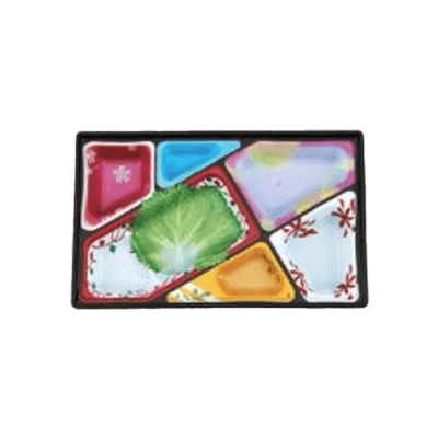 給食弁当容器 (洗浄タイプ) 柄付 (PR・CR) きれいな器 副食 PR-34-タカギ産業株式会社