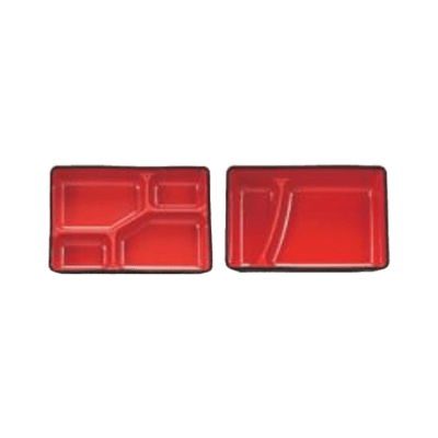 給食弁当容器 (洗浄タイプ) 二色成形 和二段弁当Ⅱ BW-780Ⅱ-タカギ産業株式会社