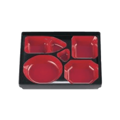 給食弁当容器 (洗浄タイプ) クリーントレイ (無菌) ABS製 ALT-090-タカギ産業株式会社