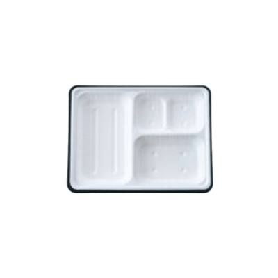 給食弁当容器 (洗浄タイプ) クリーントレイ (無菌) リーダー副食 LT-073-タカギ産業株式会社