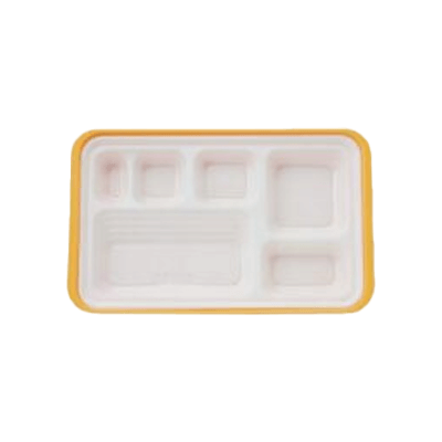給食弁当容器 (洗浄タイプ) クリーントレイ (無菌) リーダーシリーズ・大 LT-066-タカギ産業株式会社