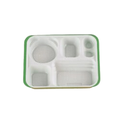 給食弁当容器 (洗浄タイプ) クリーントレイ (無菌) リーダーシリーズ LT-064-タカギ産業株式会社