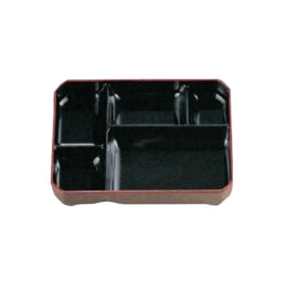 給食弁当容器 (洗浄タイプ) ABS漆器 古都副食 ABS-173-タカギ産業株式会社