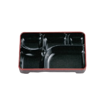 給食弁当容器 (洗浄タイプ) ABS漆器 デラックス副食 ABS-150-タカギ産業株式会社