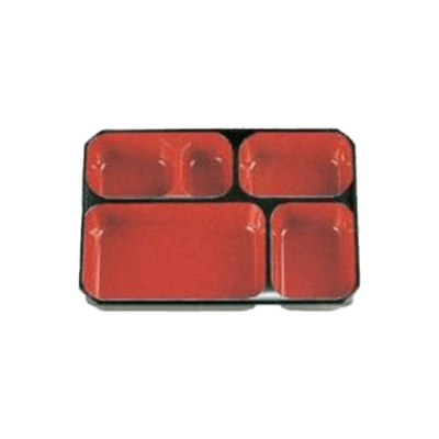 給食弁当容器 (洗浄タイプ) ABS漆器 はるか副食 ALT-131-タカギ産業株式会社