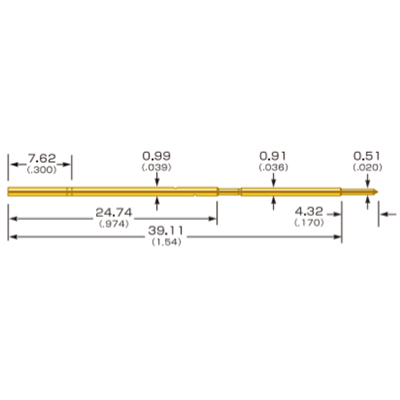 コンタクトプローブ POGO®シリーズ用可動型リセプタクル DER-050-日本エバレット・チャールス株式会社