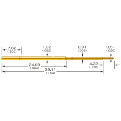 コンタクトプローブ POGO®シリーズ用可動型リセプタクル DER-75-日本エバレット・チャールス株式会社