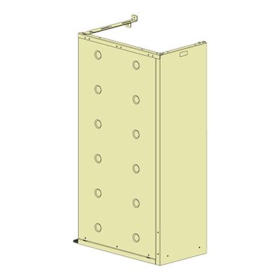 隔壁パネル (パネルティー) 50キロ容器2本用 L型 PTS-50LW-株式会社ホクエイ