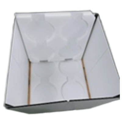 特殊梱包・梱包資材 キャニスター缶用折り畳み式パレット一体型集合梱包-株式会社福井洋樽製作所