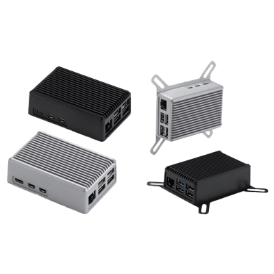 タカチ電機工業 Raspberry Pi ヒートシンクアルミケース RPHシリーズ 【RPH-5-H-S】-株式会社BuhinDana