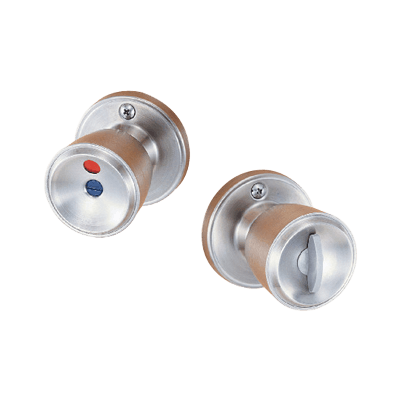 ドア金物 ハイス両玉WC錠 DC-5-有限会社石田屋金物店