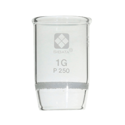 ガラス製のフィルター付きろ過器 ガラスろ過器 るつぼ形 1GP250 3入-柴田科学株式会社