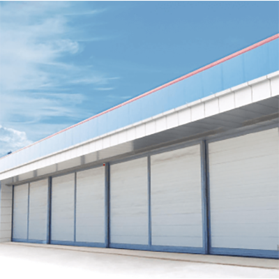 ガレージドア フラッシュデザインの産業用ドア-東京宝潤達新材株式会社
