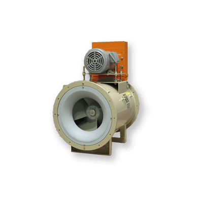 Vベルト駆動式送風機 コンパクトな形状で軸流型より圧力を発揮できるタイプ 斜流型送風機 MFTV-SDG株式会社