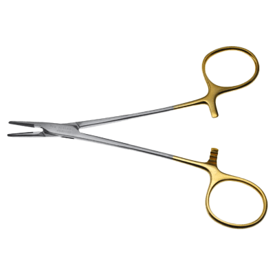 ヘガール型持針器 小型 ハルシー持針器 GS30100-株式会社 ニュービジョン コーポレーション