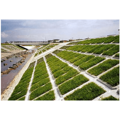 法覆用植生ブロック グラックスⅠ型-株式会社カンケン
