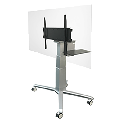 薄型ディスプレイスタンド 電動昇降式 DSH-80E-株式会社オーエス