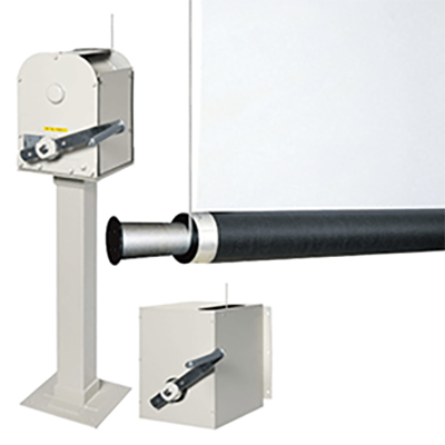 手動ウインチ大型スクリーン (下巻タイプ) HW-株式会社オーエス