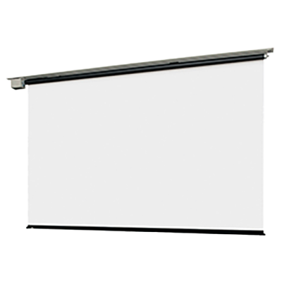 電動スクリーン 24V操作スクリーン (アルミ天板付きボックス収納タイプ) ET-株式会社オーエス