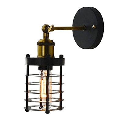 リーズナブル照明 デザインウォールライト 1灯 ブラック (W100×D180×H140mm) CH-LIB-6135251-株式会社ELJEWEL