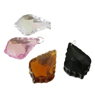 チャイニーズクリスタルパーツ リーフ型 4ヶセット (全8色) OB-PA-01-M-株式会社ELJEWEL