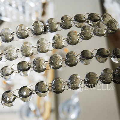 クリスタルカーテン アクリル製ラインパーツ スモーキブラック (約100cm) EL-line-AC2-株式会社ELJEWEL