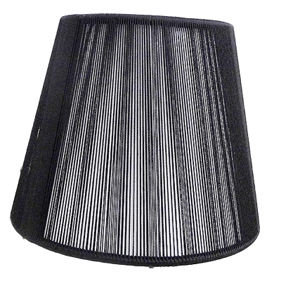 シェード シャンデリア部材 ストリングス・ランプシェード ブラック (φ14×H12cm) shade-BLKline-株式会社ELJEWEL