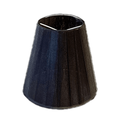 シェード シャンデリア部材 シェード プリーツ ブラック (φ14×H13cm) CH-shade-line-BLK-株式会社ELJEWEL