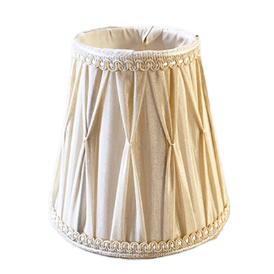 シャンデリア部材 シェード キャザー ベージュ (φ16×H15cm) CH-shade-gather-beige1-株式会社ELJEWEL