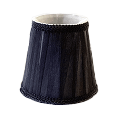 シャンデリア部材 シェード プリーツ ブラック (φ12×H11cm) CH-shade-pleats-BK1-株式会社ELJEWEL